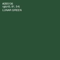 #2B5136 - Lunar Green Color Image