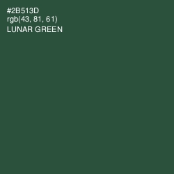 #2B513D - Lunar Green Color Image