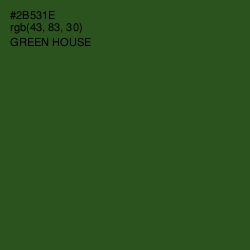 #2B531E - Green House Color Image