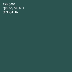 #2B5451 - Spectra Color Image