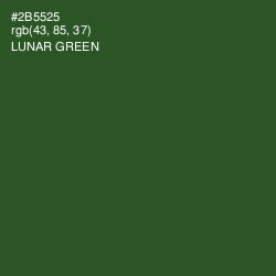 #2B5525 - Lunar Green Color Image