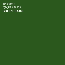 #2B581C - Green House Color Image