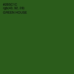 #2B5C1C - Green House Color Image