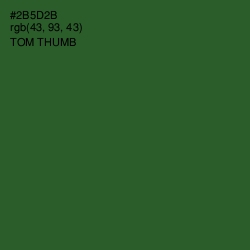 #2B5D2B - Tom Thumb Color Image