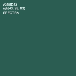 #2B5D53 - Spectra Color Image
