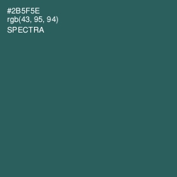 #2B5F5E - Spectra Color Image