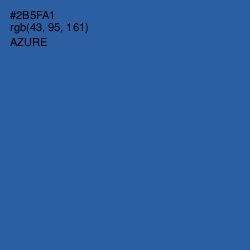 #2B5FA1 - Azure Color Image
