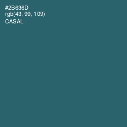 #2B636D - Casal Color Image