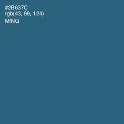 #2B637C - Ming Color Image