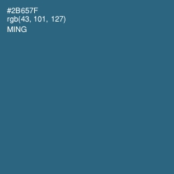 #2B657F - Ming Color Image