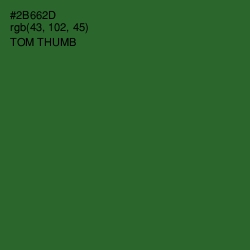 #2B662D - Tom Thumb Color Image