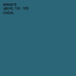 #2B6678 - Casal Color Image