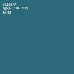 #2B687A - Ming Color Image