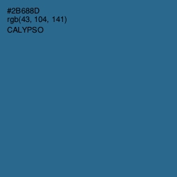 #2B688D - Calypso Color Image