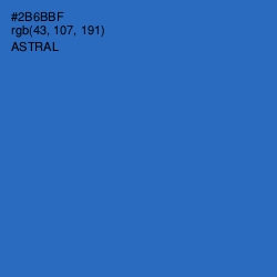 #2B6BBF - Astral Color Image