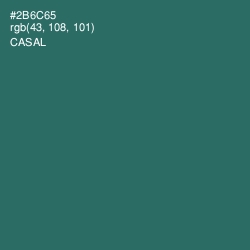 #2B6C65 - Casal Color Image