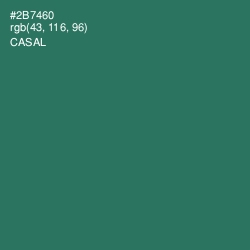 #2B7460 - Casal Color Image