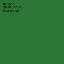 #2B7537 - Tom Thumb Color Image