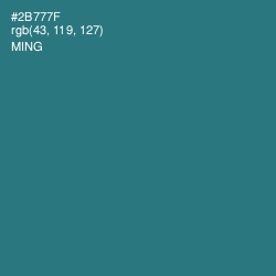#2B777F - Ming Color Image