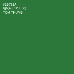 #2B783A - Tom Thumb Color Image