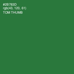 #2B783D - Tom Thumb Color Image