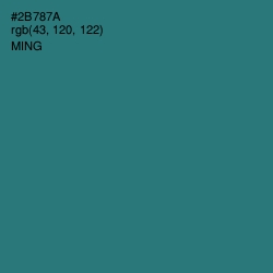 #2B787A - Ming Color Image