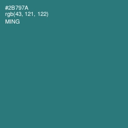 #2B797A - Ming Color Image