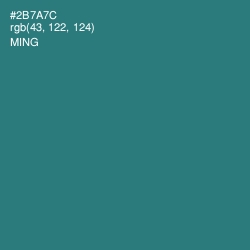 #2B7A7C - Ming Color Image