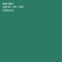 #2B7B67 - Oracle Color Image