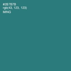 #2B7B7B - Ming Color Image