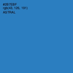 #2B7EBF - Astral Color Image