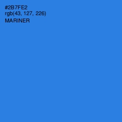 #2B7FE2 - Mariner Color Image