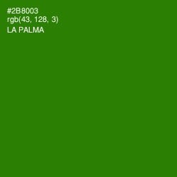 #2B8003 - La Palma Color Image