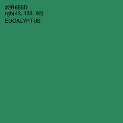 #2B855D - Eucalyptus Color Image