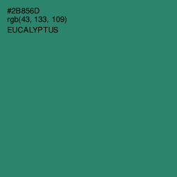 #2B856D - Eucalyptus Color Image