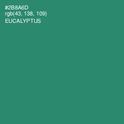 #2B8A6D - Eucalyptus Color Image