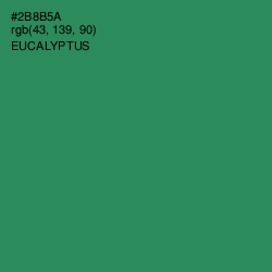 #2B8B5A - Eucalyptus Color Image