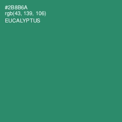 #2B8B6A - Eucalyptus Color Image