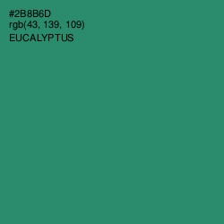 #2B8B6D - Eucalyptus Color Image