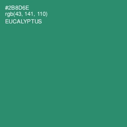 #2B8D6E - Eucalyptus Color Image