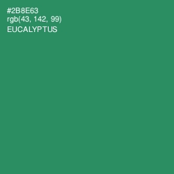#2B8E63 - Eucalyptus Color Image