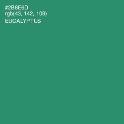 #2B8E6D - Eucalyptus Color Image