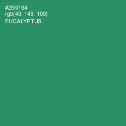 #2B9164 - Eucalyptus Color Image