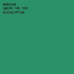 #2B9168 - Eucalyptus Color Image