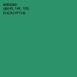 #2B9269 - Eucalyptus Color Image