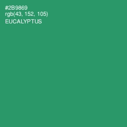 #2B9869 - Eucalyptus Color Image