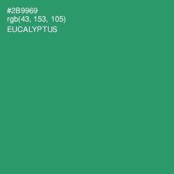 #2B9969 - Eucalyptus Color Image