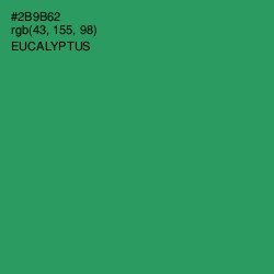 #2B9B62 - Eucalyptus Color Image