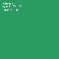 #2B9B64 - Eucalyptus Color Image