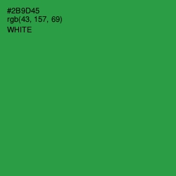 #2B9D45 - Sea Green Color Image